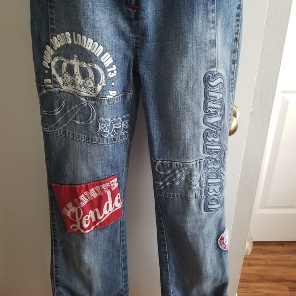 Pepe Jeans London patchwork denim coveralls - Picture 3 of 6